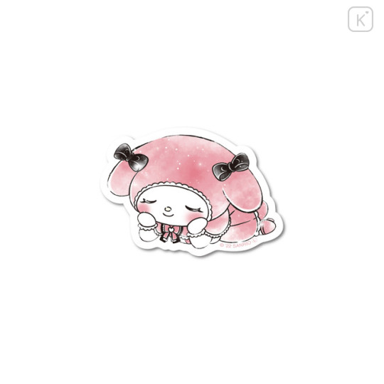 Japan Sanrio Vinyl Sticker - My Melody / Lying Down - 1