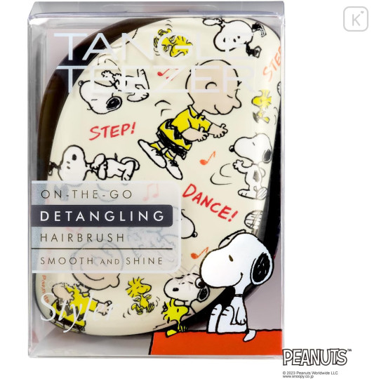 Japan Peanuts Tangle Teezer Hair Care Brush Compact Styler - Snoopy / Dance - 5