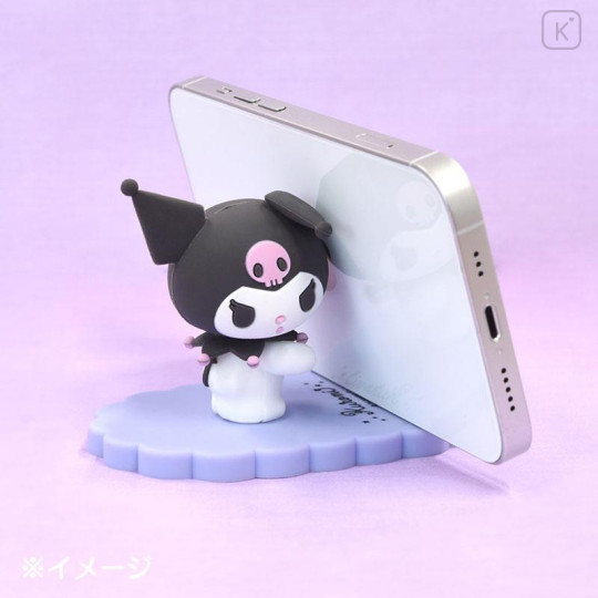 Japan Sanrio Mascot Mobile Stand - Kuromi - 5