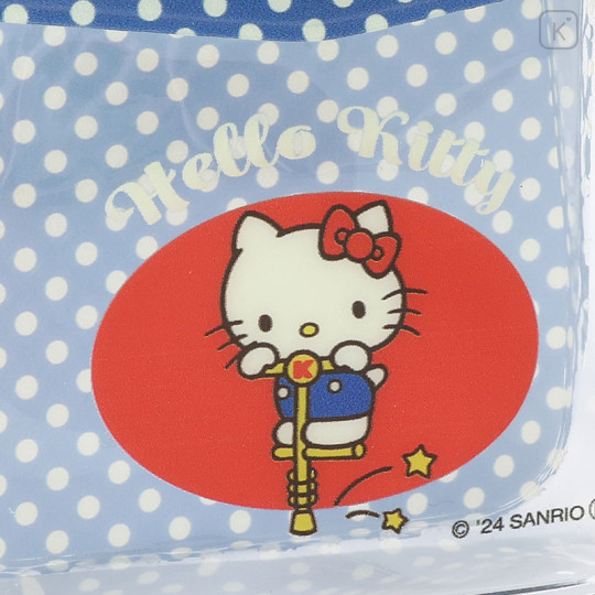 Japan Sanrio Square Mini Pouch - Hello Kitty / Vintage Retro - 3