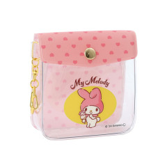 Japan Sanrio Square Mini Pouch - My Melody / Vintage Retro