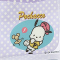 Japan Sanrio Square Mini Pouch - Pochacco / Vintage Retro - 3