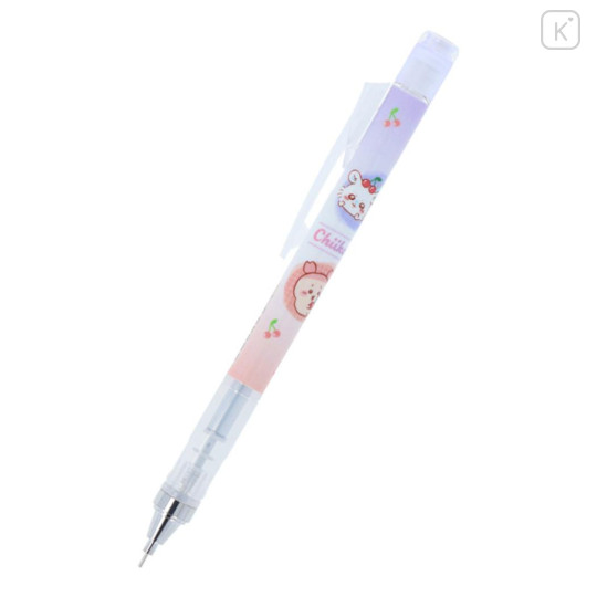 Japan Chiikawa Mono Graph Shaker Mechanical Pencil - Furuhonya Kani-chan & Momonga / Happy Cherry - 3