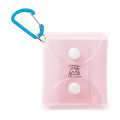 Japan Chiikawa Clear Pouch with Carabiner - Characters / Super Magical Chiikawa Pink - 2