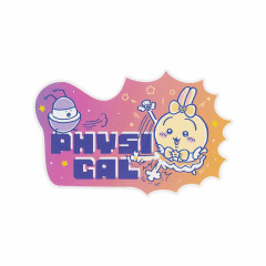 Japan Chiikawa Vinyl Sticker - PHYSICAL Rabbit / Super Magical Chiikawa