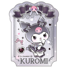 Japan Sanrio Lenticular Sticker - Kuromi / Lady