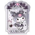 Japan Sanrio Lenticular Sticker - Kuromi / Lady - 1