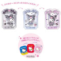 Japan Sanrio Lenticular Sticker - Kuromi / Lady - 2