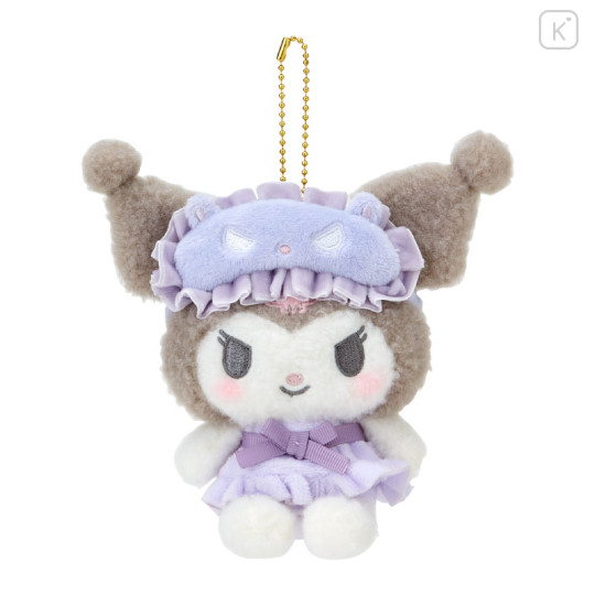 Japan Sanrio Mascot Holder - Kuromi : Good Friend Pajamas - 1