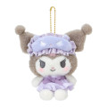 Japan Sanrio Mascot Holder - Kuromi : Good Friend Pajamas - 1