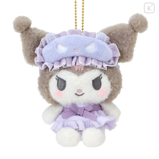 Japan Sanrio Mascot Holder - Kuromi : Good Friend Pajamas - 2