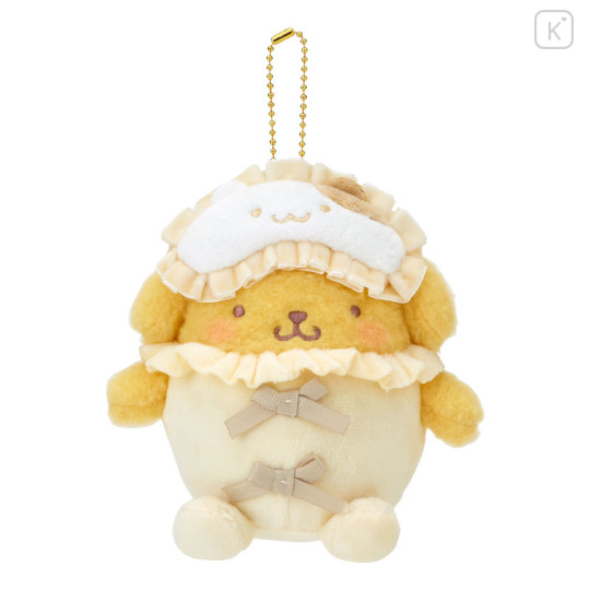 Japan Sanrio Mascot Holder - Pompompurin / Good Friend Pajamas - 1