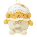 Japan Sanrio Mascot Holder - Pompompurin / Good Friend Pajamas - 2