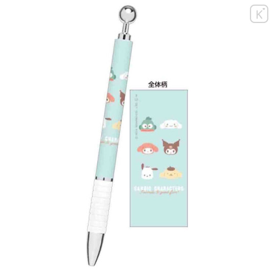 Japan Sanrio Mechanical Pencil - Characters / Face Light Blue Green - 1