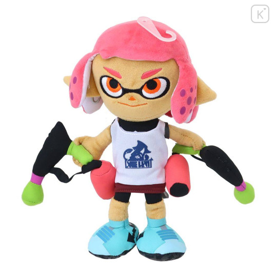 Japan Splatoon Plush Toy (S) - Players of Splatoon2 Lnkling Neon Pink Girl - 1