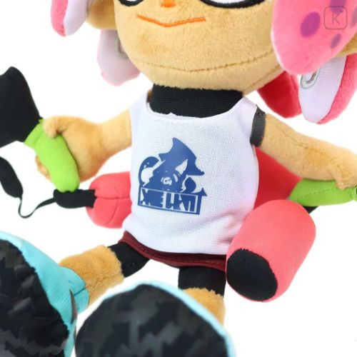 Japan Splatoon Plush Toy (S) - Players of Splatoon2 Lnkling Neon Pink Girl - 5