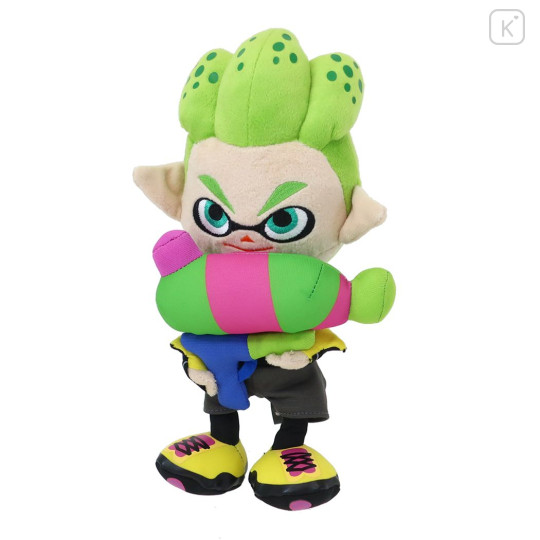 Japan Splatoon Plush Toy (S) - Players of Splatoon2 Lnkling Neon Green Boy - 1