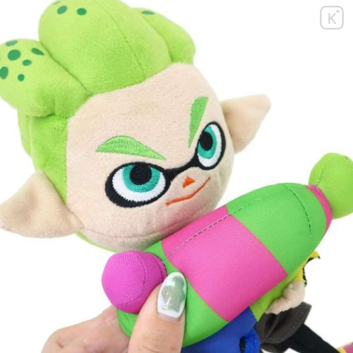 Japan Splatoon Plush Toy (S) - Players of Splatoon2 Lnkling Neon Green Boy - 5