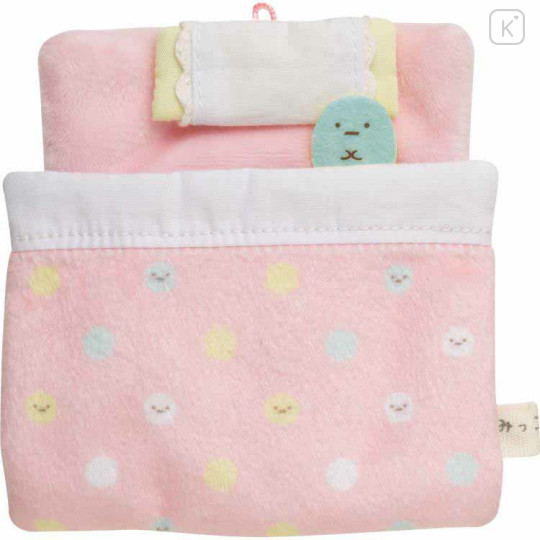 Japan San-X Tenori Plush Bed - Sumikko Gurashi / Pink - 1