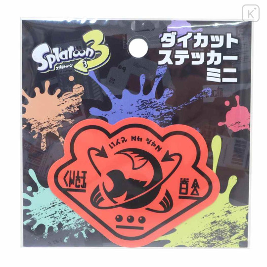 Japan Splatoon Vinyl Sticker - Splatoon3 / D - 1