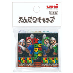 Japan Mario Pencil Cap 5pcs - Black / Super Mario Brothers