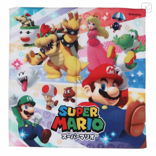 Japan Mario Handkerchief - Characters / Super Mario Brothers Rainbow - 1