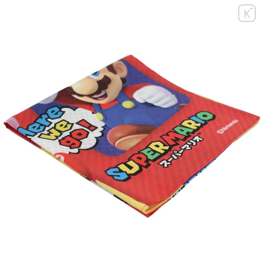 Japan Mario Handkerchief - Fire Bomb Fight / Super Mario Brothers - 3