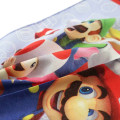 Japan Mario Handkerchief - Characters / Super Mario Brothers Grey Navy - 2