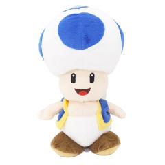 Japan Mario Plush Toy (S) - Blue Mushroom / Super Mario Brothers