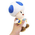 Japan Mario Plush Toy (S) - Blue Mushroom / Super Mario Brothers - 2