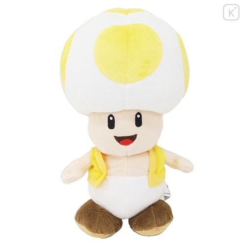 Japan Mario Plush Toy (S) - Yellow Mushroom / Super Mario Brothers - 1