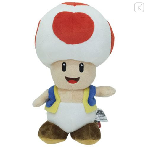 Japan Super Mario Plush Toy (S) - Toad : All Star Collection - 1