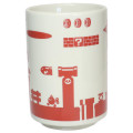 Japan Mario Japanese Tea Cup - Silhouette Red / Super Mario Brothers - 2