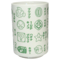 Japan Mario Japanese Tea Cup - Icon Name Green / Super Mario Brothers