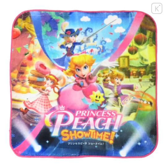 Japan Mario Mini Towel Handkerchief - Princess Peach / Super Mario Bros Wonder - 1