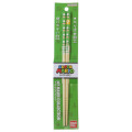 Japan Mario Bamboo Chopsticks 21cm - Mushroom Green / Super Mario Brothers - 1