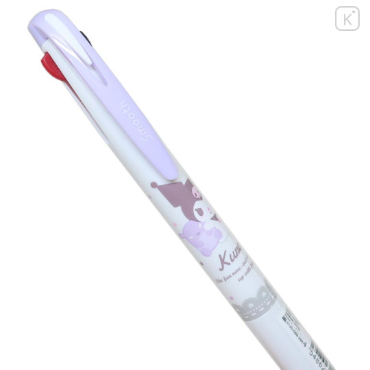 Japan Sanrio 2 Color Multi Ball Pen - Kuromi / Baku Doll - 2