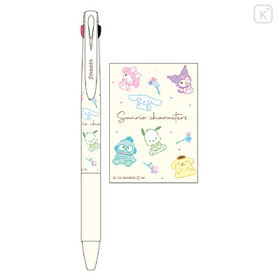 Japan Sanrio 2 Color Multi Ball Pen - Characters / Yellow - 3