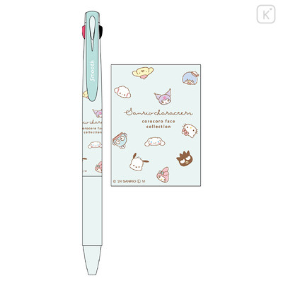 Japan Sanrio 2 Color Multi Ball Pen - Characters / Mint - 3