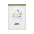 Japan Peanuts A6 Notepad - Snoopy & Brothers Cozy Home - 1