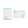 Japan Peanuts Mini Notepad - Snoopy & Brothers Cozy Home Blue - 2