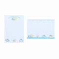 Japan Peanuts A6 Notepad - Snoopy & Brothers Sleepover Blue - 3