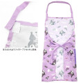 Japan Sanrio Children's Apron - Kuromi / My Passion H130cm - 2