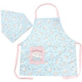 Japan Sanrio Children's Apron - Cinnamoroll / Milk H130cm - 1