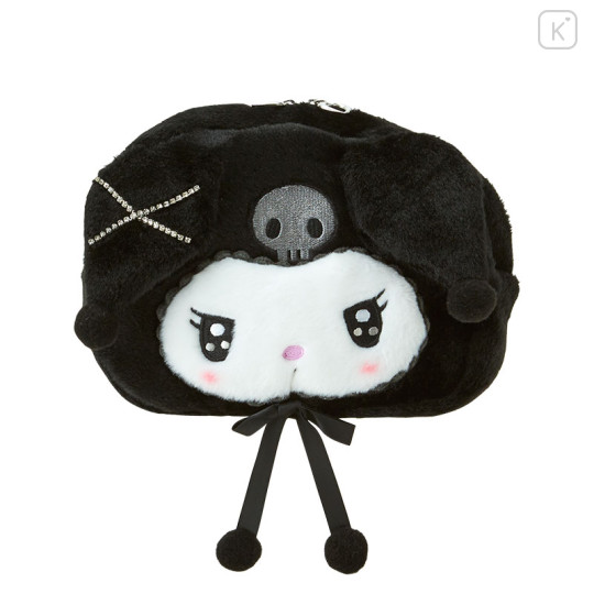 Japan Sanrio Mascot Cosmetic Pouch - Kuromi / Twin Idol - 1