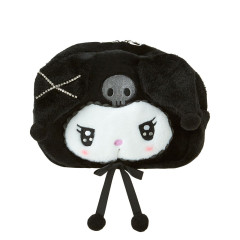 Japan Sanrio Mascot Cosmetic Pouch - Kuromi / Twin Idol