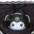 Japan Sanrio Flat Pouch - Kuromi / Twin Idol Underwear-shaped - 2