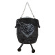 Japan Sanrio Multi Pouch - Kuromi : Twin Idol Heart Window