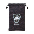 Japan Sanrio Drawstring Pouch - Kuromi / Twin Idol - 1