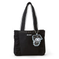 Japan Sanrio Tote Bag With Mascot Charm - Kuromi / Twin Idol - 1